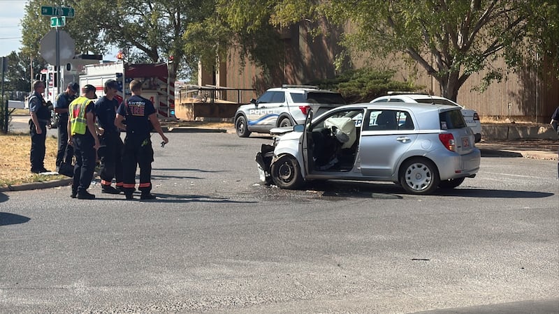 Emergency crews respond to vehicle wreck on SW 17th and A Ave