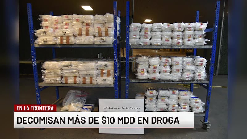 Decomisan más de 10 millones de dólares en metanfetamina en Laredo