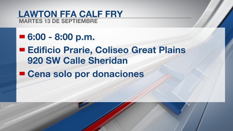 Lawton Future Farmers of America llevará a cabo un evento especial de recaudación de fondos...