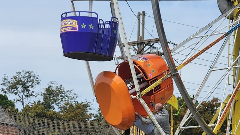 Ferris wheel at Harvest Festival in New Roads
