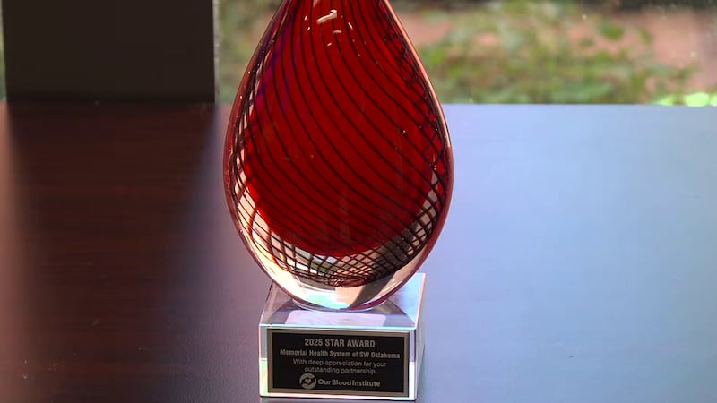 CCMH receives OBI’s STAR award for blood drive efforts