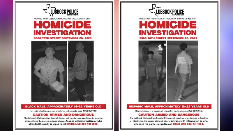 La Unidad de Crímenes Especiales del Área Metropolitana de Lubbock está investigando un...