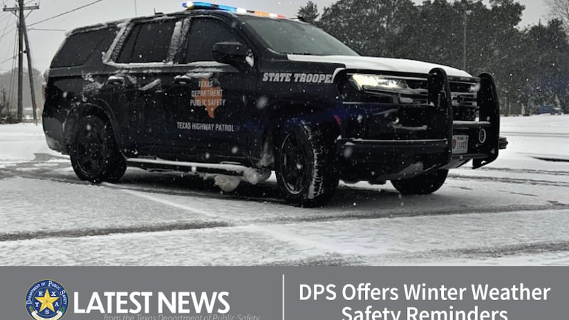 el Departamento de Seguridad Pública de Texas (DPS) recuerda a los tejanos que el frío...