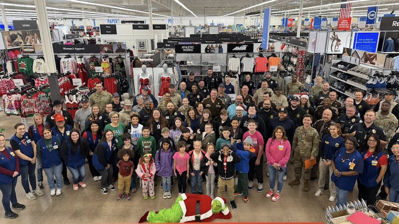 Altus PD, children, community members and OSBI at Cops and Kids.