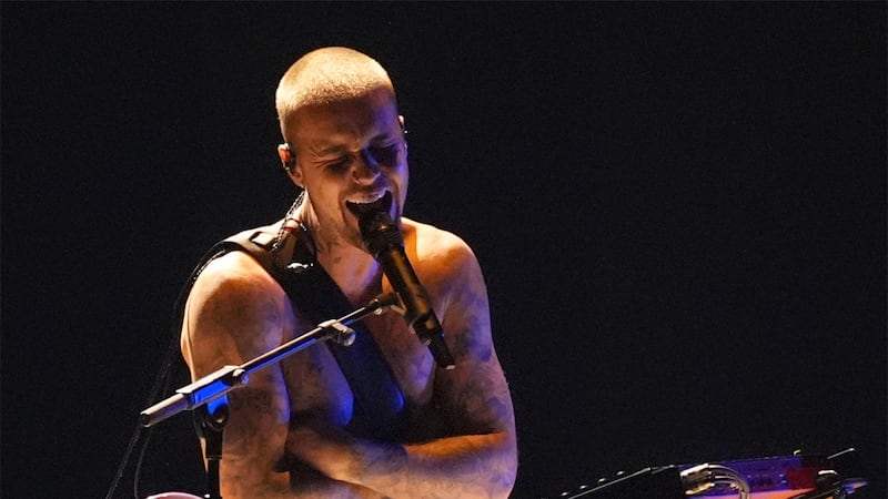 ARCHIVO - Foto del primero de febrero del 2026, Justin Bieber durante su actuación en al 68ma...
