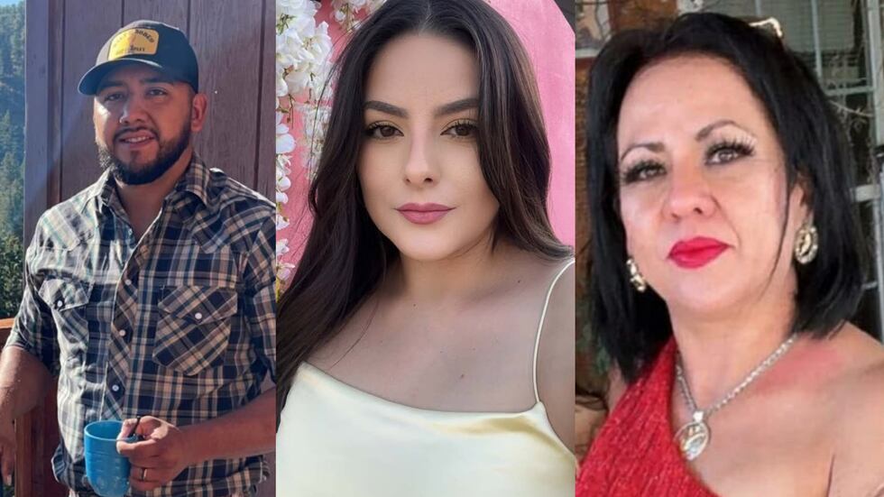 Héctor Sánchez (28), Tanya Paola Valadez Rangel (30) y madre Rosalba Sáenz Rodríguez (47)