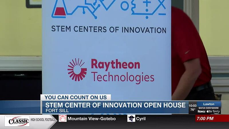 A STEM-focused Open House event was held on Fort Sill yesterday.