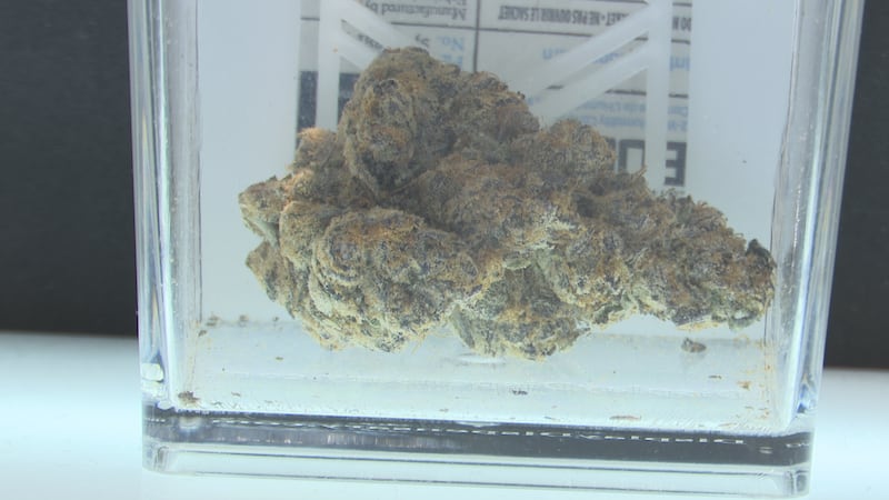Una variedad de THC vendida en The Gass Shack, en Waco, Texas.