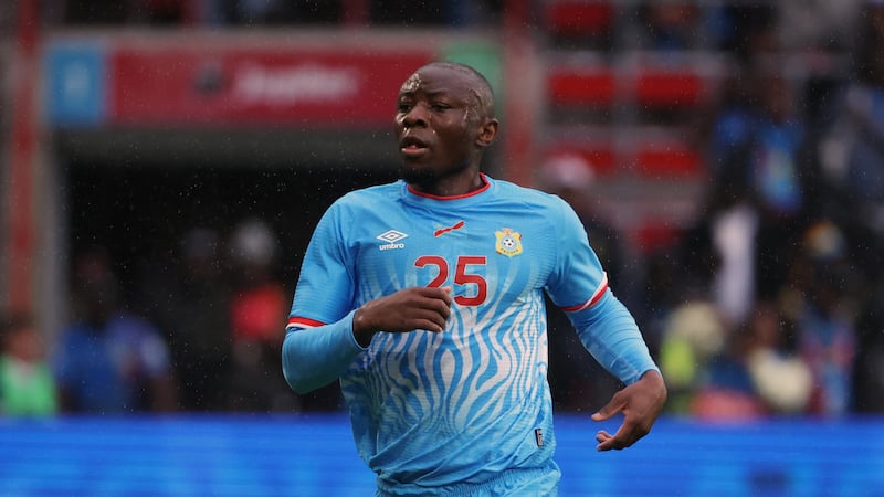 DR Congo's Edo Kayembe during the international friendly soccer match between DR Congo and...