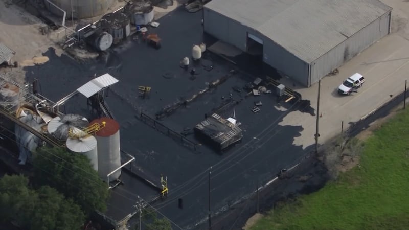 KTRK reported that the massive asphalt spill happened Wednesday afternoon at the Martin...
