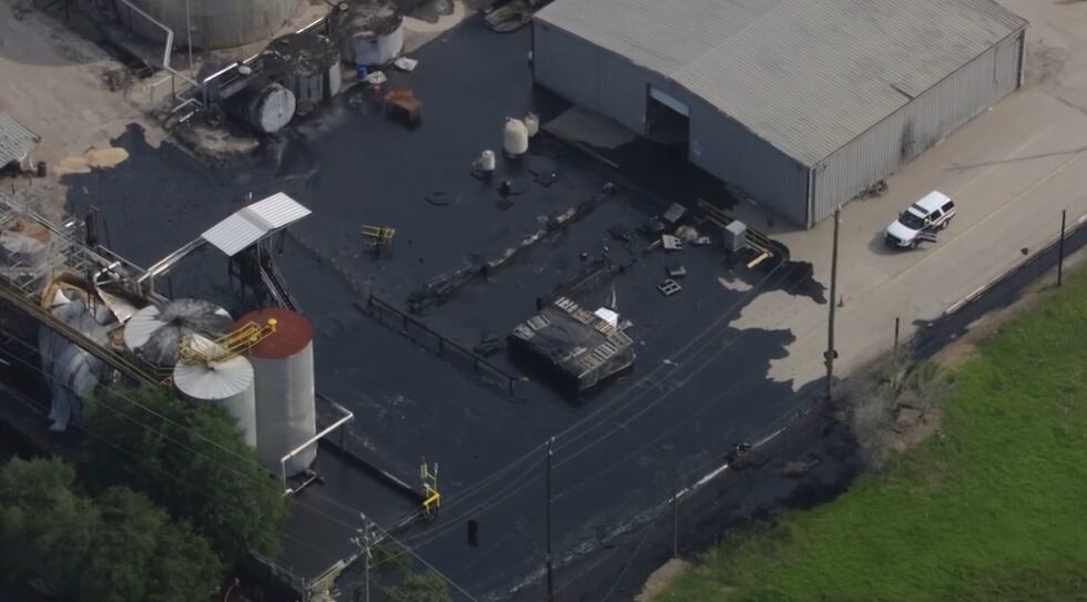KTRK reported that the massive asphalt spill happened Wednesday afternoon at the Martin...