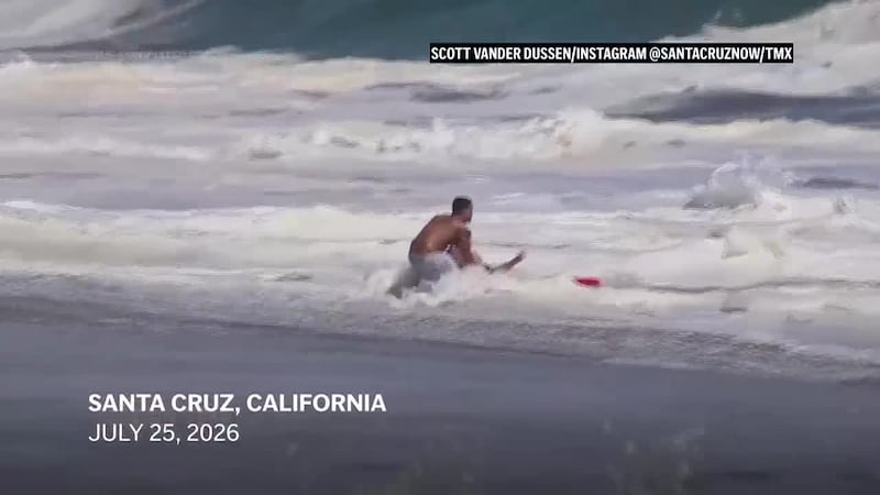 El padre del niño de Texas rescatado de las embravecidas olas de California dice que está...