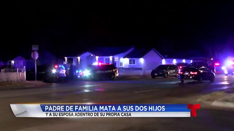 Un padre de familia mató a su esposa y a sus dos hijos adentro de su propia casa localizada en...